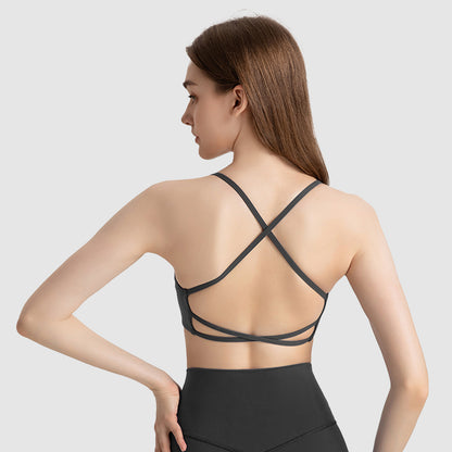 Cross-back Bralette in 2 Color