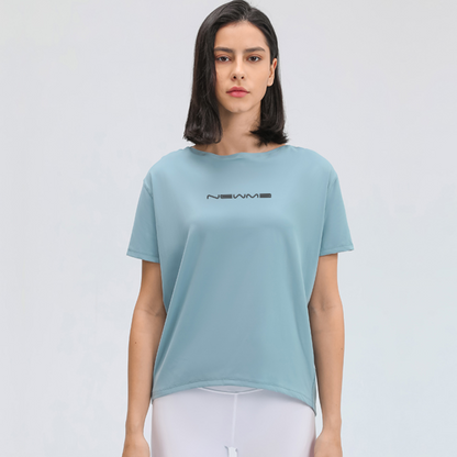 Short Sleeve Top with newme Logo in 6 Color