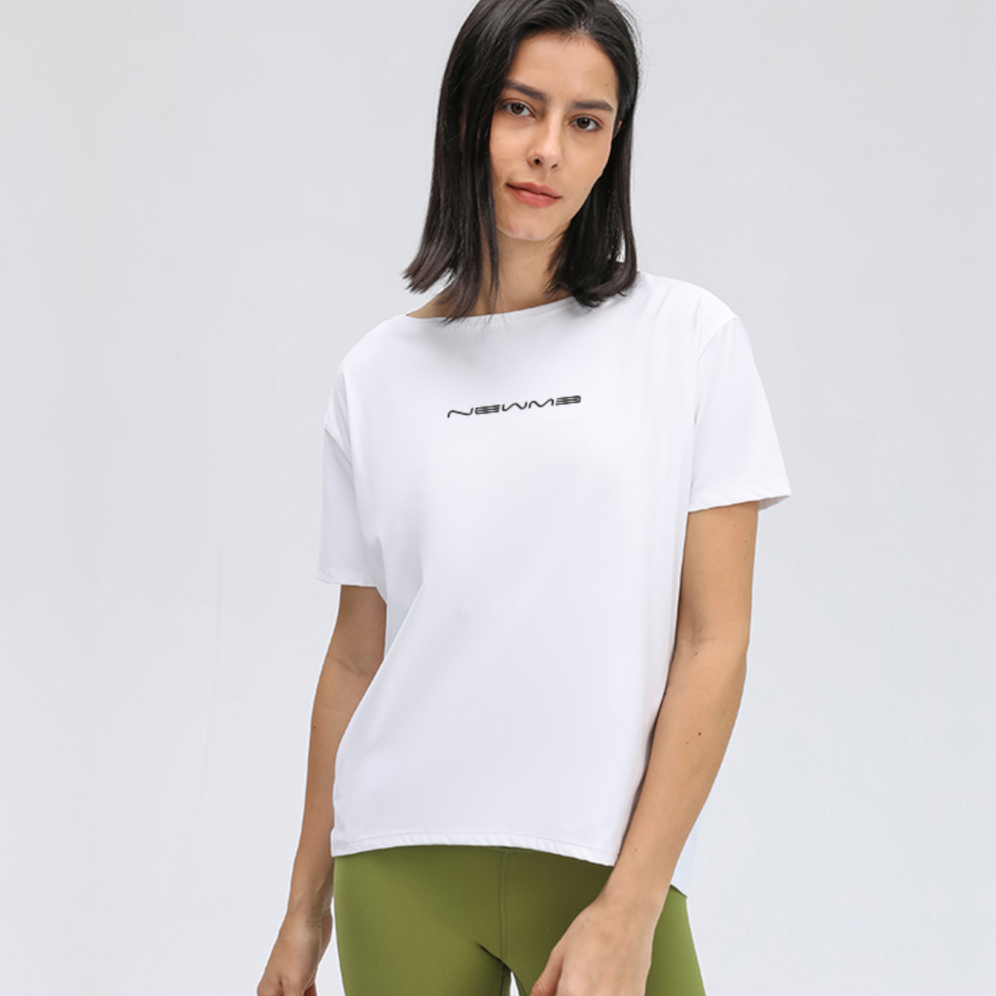 Short Sleeve Top with newme Logo in 6 Color