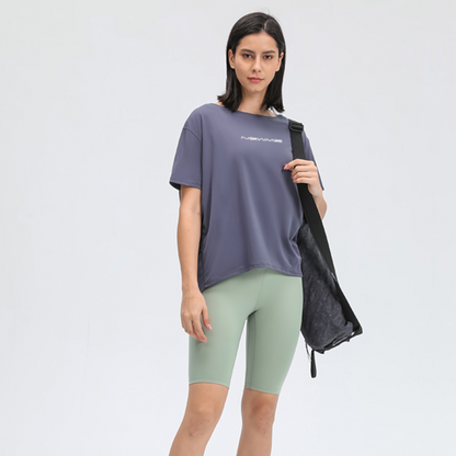 Short Sleeve Top with newme Logo in 6 Color