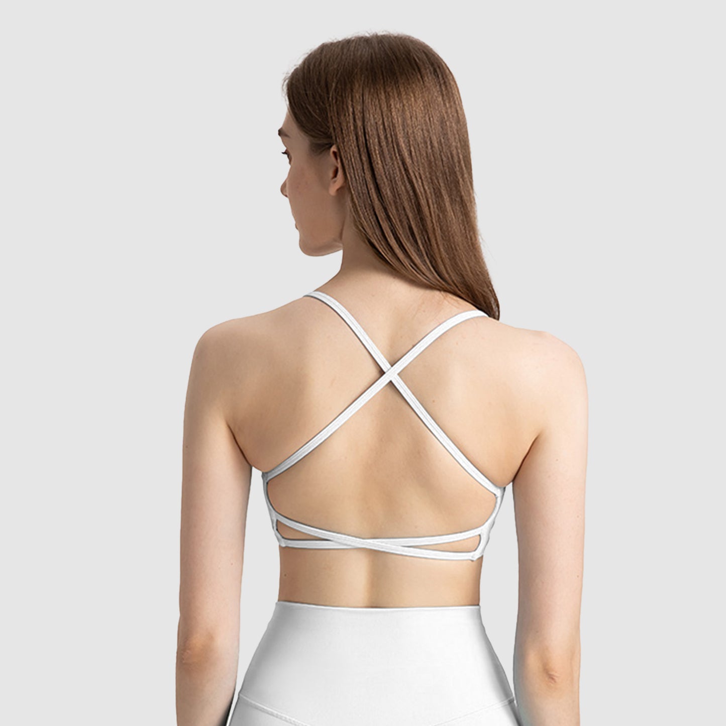 Cross-back Bralette in 2 Color